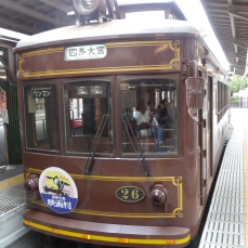 Tram to Arashiyama